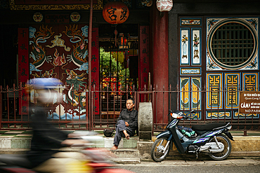 Exterior of Quan Cong Temple, Hoi An, Quảng Nam Province, Vietnam