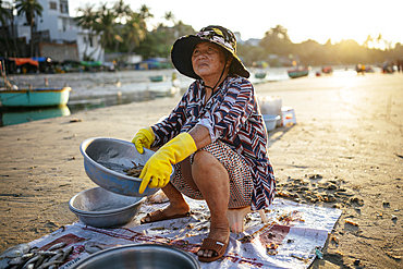 Mui Ne Fish Market at dawn, Mũi Né, Bình Thuận Province, Vietnam