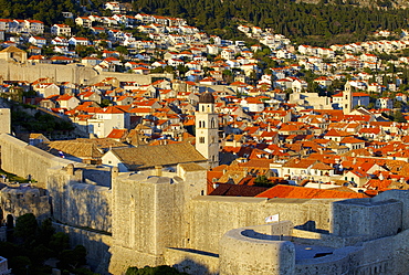 The old town of Dubrovnik, UNESCO World Heritage Site, Croatia, Europe