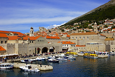 Old Port harbour area, Dubrovnik, UNESCO World Heritage Site, Croatia, Europe