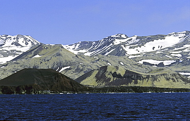 Coastline of SØr-Jan. Jan Mayen, North Atlantic Island