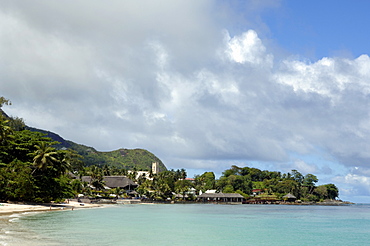 Meridien Fisherman's Cove Hotel and Beau Vallon beach, Mahe, Seychelles, Indian Ocean