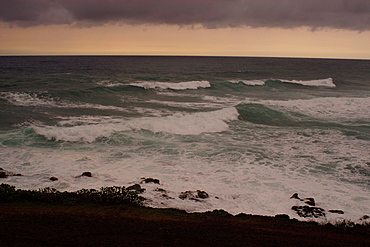 Waves breaking on Kealia Beach, Kauai, Hawaii, United States of America, Pacific