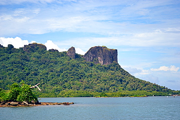 Sokehs Ridge, natural landmark of Pohnpei Island, Federated States of Micronesia, Caroline Islands, Micronesia, Pacific Ocean, Pacific