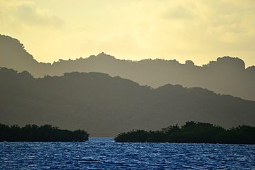 Sunset at Pohnpei Island, Federated States of Micronesia,  Caroline Islands, Micronesia, Pacific Ocean, Pacific