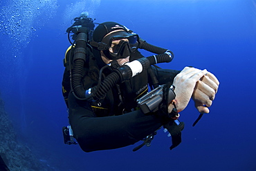 Technical Divers using Trimix, Rebreathers and technical diving equipment, Divetech, Grand Cayman, Cayman Islands, Caribbean