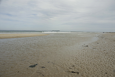 View to Farne islands, Northumberland, UK.