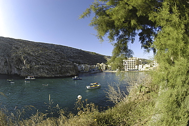 Xlendi Bay, Gozo, Maltese Islands, Mediterranean