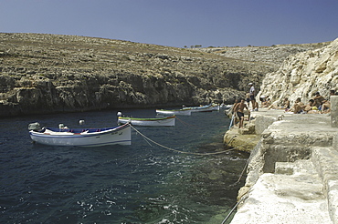 BLue Lagoon entry point, Malta, Maltese Islands, Mediterranean