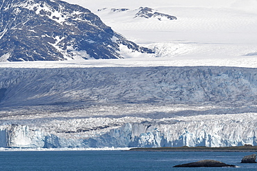 Part of Nordenskjold glacier, Cumberland East Bay, South Georgia, Polar Regions