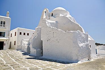 Church of Paraportiani, Mykonos Town (Chora), Mykonos, Cyclades, Greek Islands, Greece, Europe