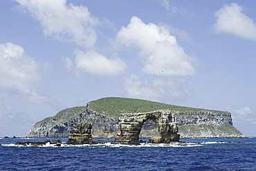 Darwin island and Darwins arch. Galapagos.