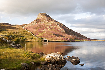 Llyn Cregennen with Bryn Brith, Wales, UK