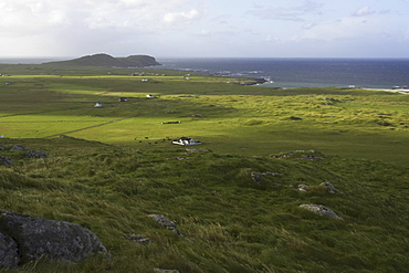 Tiree landscape -  Sandaig taken from Ben Hough. Ben Sandaig, Argyll, Scotland, UK