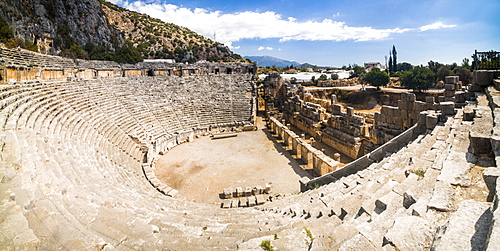 Myra Amphitheatre, the largest in Lycia, Demre, Antalya Province, Anatolia, Turkey, Asia Minor, Eurasia