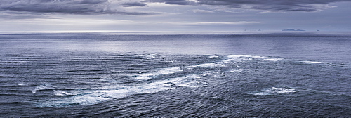 Meeting of the Seas, where the Tasman Sea meets the Pacific Ocean, Cape Reinga (Te Rerenga Wairua), North Island, New Zealand, Pacific