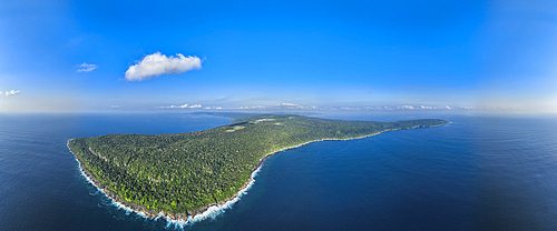 Aerial of Christmas Island, Australian Indian Ocean Territory, Australia, Indian Ocean