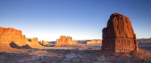 Park Avenue, Arches National Park, Moab, Utah, United States of America, North America