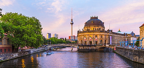 Bode Museum on the River Spree in Berlin, Germany, Europe