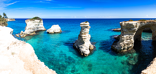 faraglioni di Sant' Andrea in Salento Italy