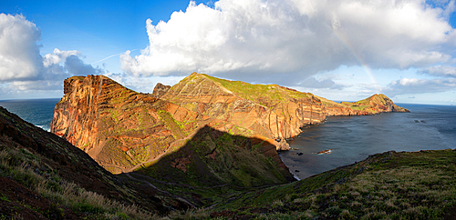 dramatic coastline with rocks of Madeira, Portugal