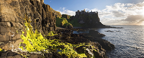 Dunluce Castle, County Antrim, Ulster, Northern Ireland, United Kingdom, Europe