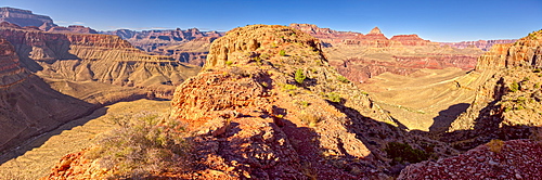 Grand Canyon view from western edge of Horseshoe Mesa, Grand Canyon National Park, UNESCO World Heritage Site, Arizona, United States of America, North America