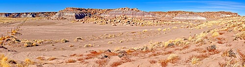 Hills of Demons and Fallen Angels, The Devil's Playground in Petrified Forest National Park, Arizona, United States of America, North America