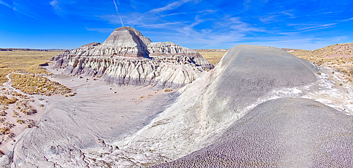 View of Troll Hill at Petrified Forest National Park Arizona along the Red Basin Trail.