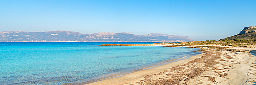 Lefki beach with turquoise water in Elafonisos island, Greece