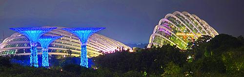 Lightshow, The Gardens by the Bay, Singapore