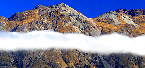 Cloud inversion over Lake Wakatipu, near Queenstown, South Island, New Zealand