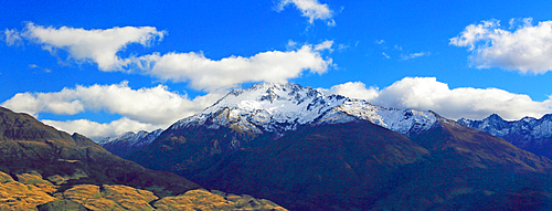 Mountains above Lake Wanaka, South Island, New Zealand