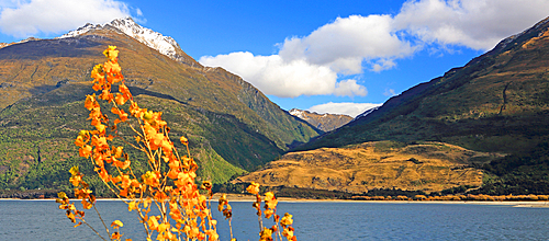 Mountains above Lake Wanaka, South Island, New Zealand