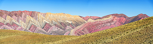 Serrania de Hornocal mountain range, Humahuaca, Jujuy, Argentina