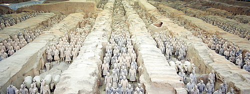 6000, 2000 year old Teracotta figures, Army of Teracotta warriors, Xian, Shaanxi Province, China