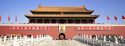 Gate of Heavenly Peace (Tiananmen), Tiananmen Square, Beijing, China, Asia