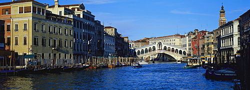 Grand Canal and Rialto Bridge, Venice, Italy