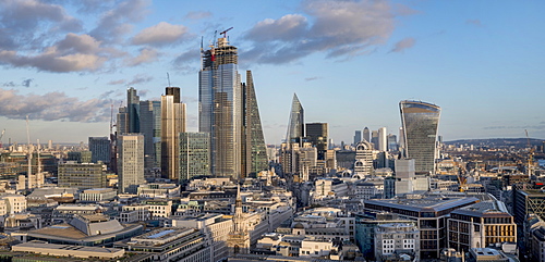 City of London panorama, London, England, United Kingdom, Europe