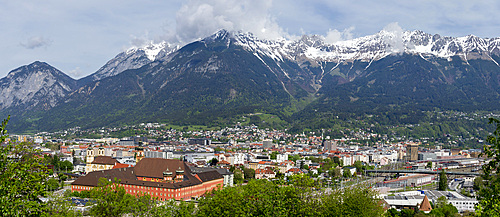 City panorama, Innsbruck, Tyrol, Austria, Europe