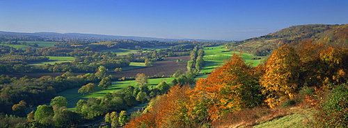 View from Ranmore Common, North Downs, near Dorking, Surrey, England, United Kingdom, Europe