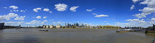 View of Canary Wharf from Greenwich