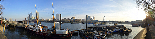 Thames view from the North Bank