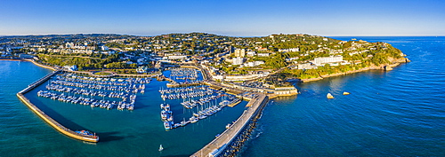 Torquay town and marina, Torbay, Devon, England, United Kingdom, Europe