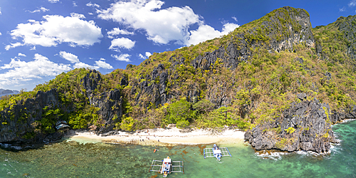 Serenity Beach, Cadlao Island, El Nido, Bacuit Bay, Palawan, Philippines, Southeast Asia, Asia