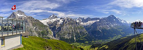 First Cliff Walk, Grindelwald, Jungfrau Region, Bernese Oberland, Switzerland