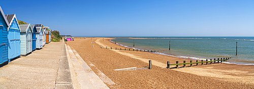 Beach Huts, Felixstowe, Suffolk, England, United Kingdom, Europe