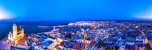 Aerial view, Trani, Apulia, Southern Italy, Italy, Europe