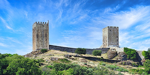 Linhares de Beira Castle, Historic village around the Serra da Estrela, Castelo Branco district, Beira, Portugal, Europe