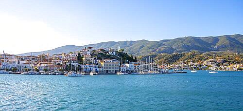 Village view Poros, Saronic Gulf, Greece, Europe